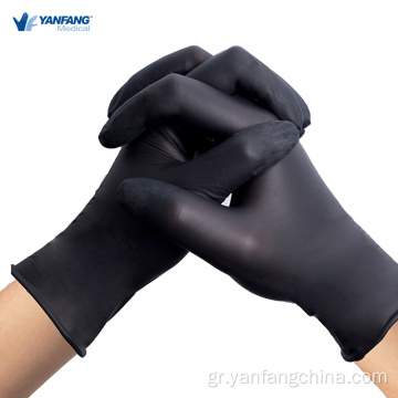 Αρχική μαύρα γάντια νιτρίλιο οικιακού